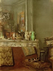 De schoorsteen bij Vuillard, place Vintimille